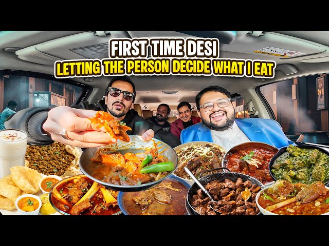 Letting The Person in FRONT of Me DECIDE What I Eat for 24 HOURS! RHS