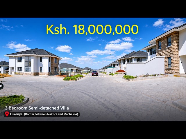 Inside a Luxurious 3-Bedroom Semi-Detached Villa in a Modern Gated Community in Lukenya | Ksh. 18M
