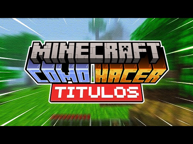 How to Make 3D Minecraft Titles and Logos (Blockbench + Plugin Tutorial)