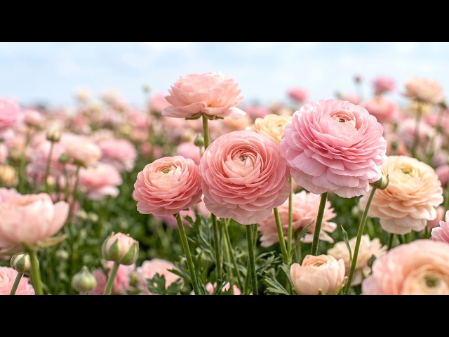 🌸 Flowers Blooming Time-Lapse | Relaxing Nature Music for Stress Relief & Inner Peace