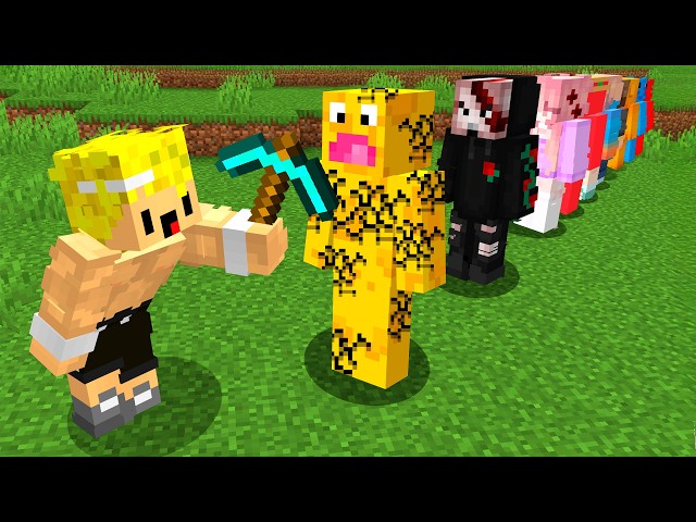 Minecraft But I Can Bite All My Friends