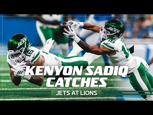 KENYON SADIQ’S BREAKOUT GAME  | Every Catch vs. Lions
