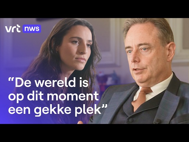 Prime Minister De Wever in conversation with VRT NWS