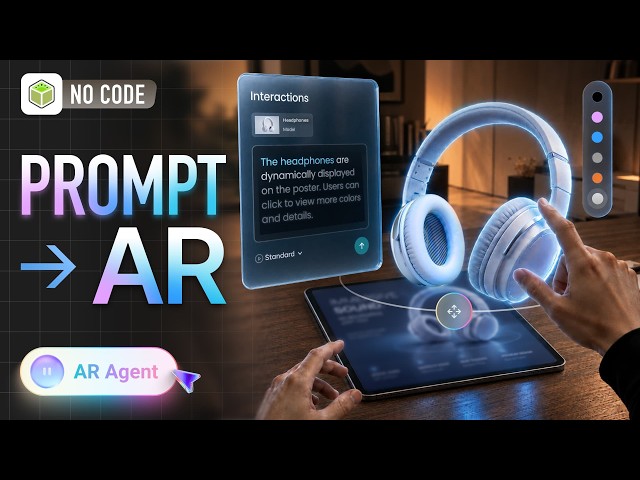 Create AR Experiences with AI | Kivicube AR Agent Tutorial (No Code)