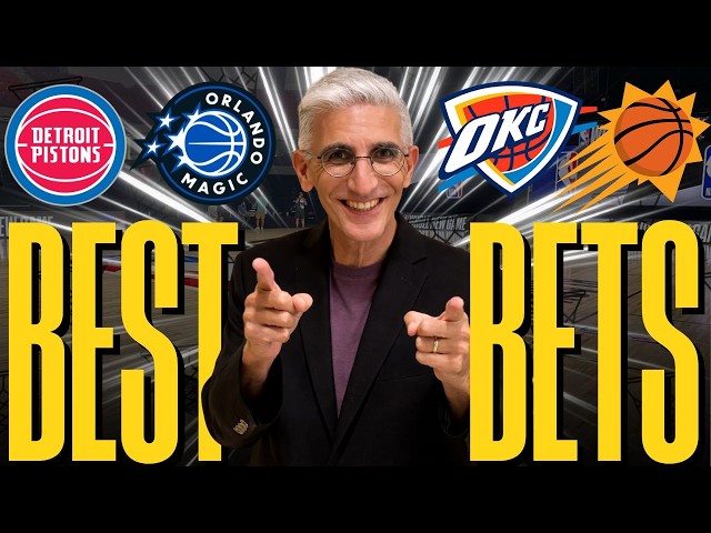 MONDAY NBA Playoffs PICKS! Pistons vs Magic | Thunder vs Suns