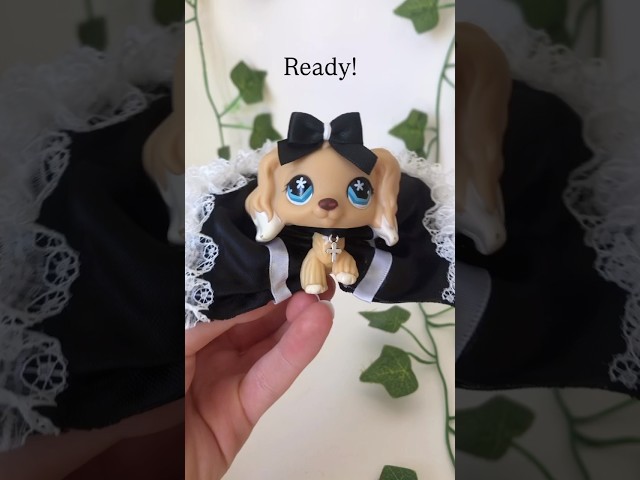 Let’s dress up!🖤 #littlestpetshop #lps #lpsclothes #lpsoutfits #cute #aesthetic #accessories