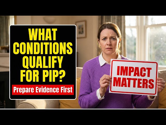 The PIP Conditions Checklist - Do You Qualify?