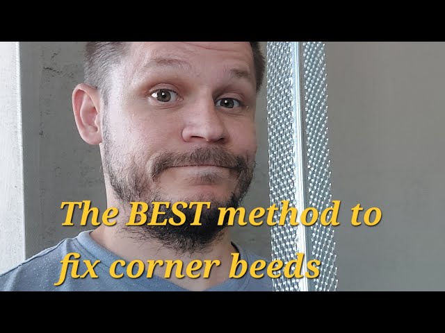 SOLID PLASTERING. How to float and set corner beeds.