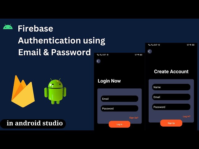 Firebase Authentication with Email and Password in Android Studio | Firebase Email Authentication