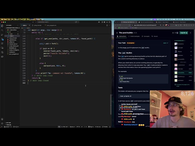 Building a Shell in C (Ep. 3) | 06-02-2026