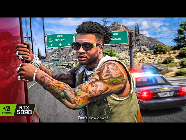 GTA 5 'Pack Man' Mission 8K Gameplay | RTX 5090 Remastered Graphics MOD