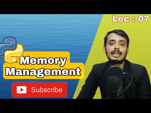 Python Memory Management and Variables | Memory Management in Operating System