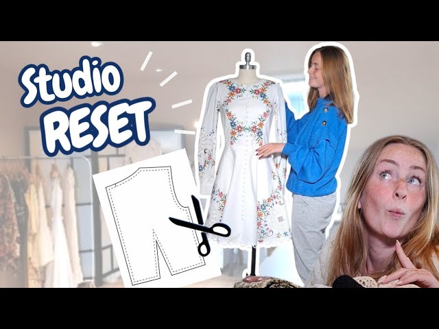 A much needed sewing studio reset + my next BIG project!