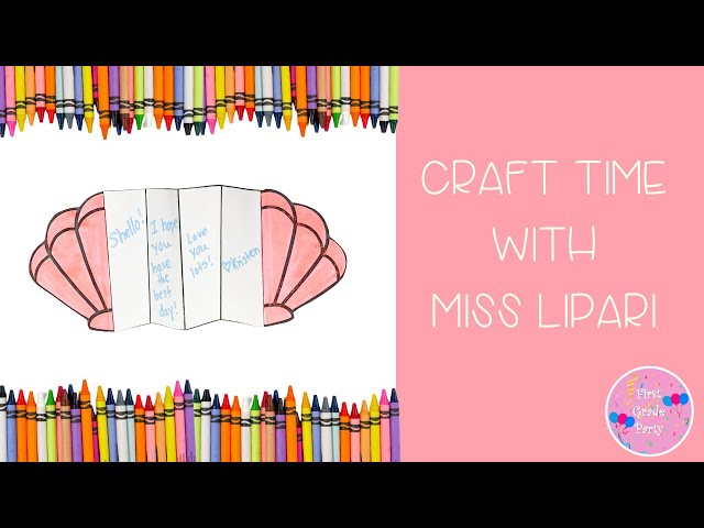 Surprise Shell Craft for Kids | Hidden Message Activity