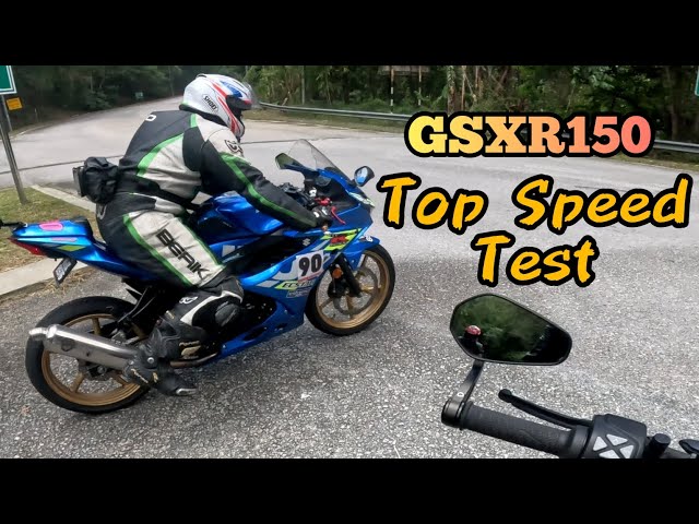 GSXR150 - The Question You've Been Asking (Top Speed)