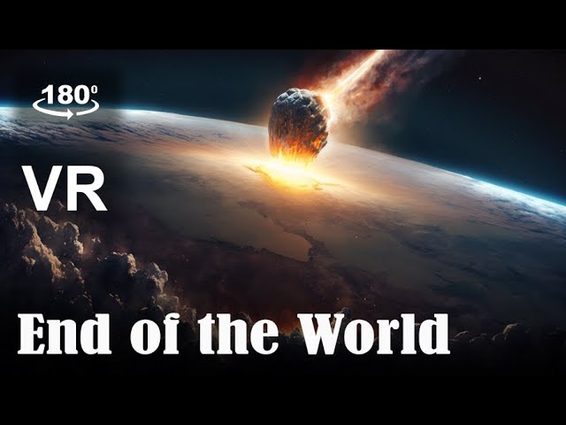 [4K VR 180] [AI  Generated Visual Novel]  Surviving the Meteor Apocalypse