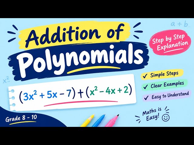 Addition of polynomials 