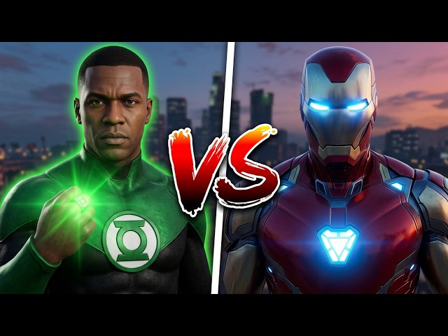 Green Lantern vs Iron Man: The Ultimate Mod Battle in GTA 5!