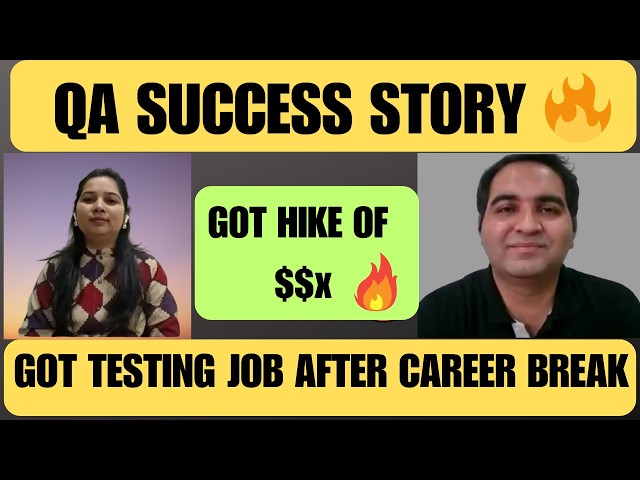 QA Success Story 🔥 From Rejections to Automation Testing Job | Real Interview Journey