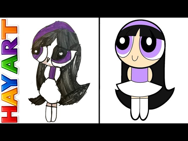 How to Draw The Powerpuff Girls! 💖💚💙 Easy Step-by-Step Drawing for Kids with Natia!  #powerpuffgirls