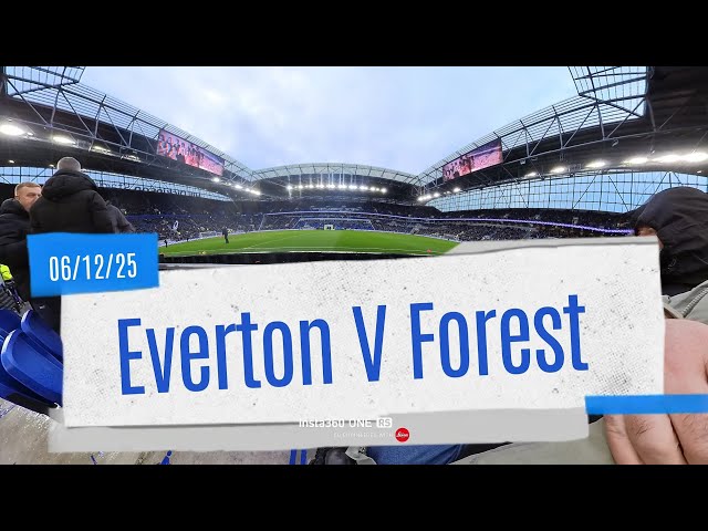 Everton v Forest Grumpies First Visit To HillDickinson Stadium. Disabled Platform #insta360 #everton
