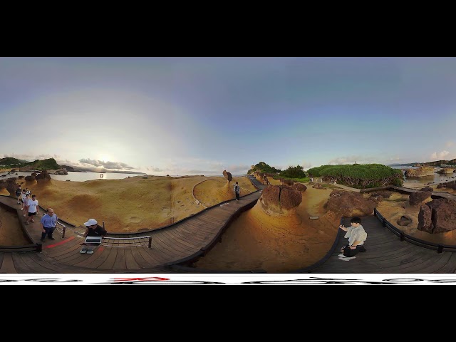 【Live】 新北 #野柳地質公園 #女王頭 360 4K全景即時影像 #360看見台灣 #360看見新北 #rogy360taiwan #formosa360 #北海岸及觀音山國家風景區