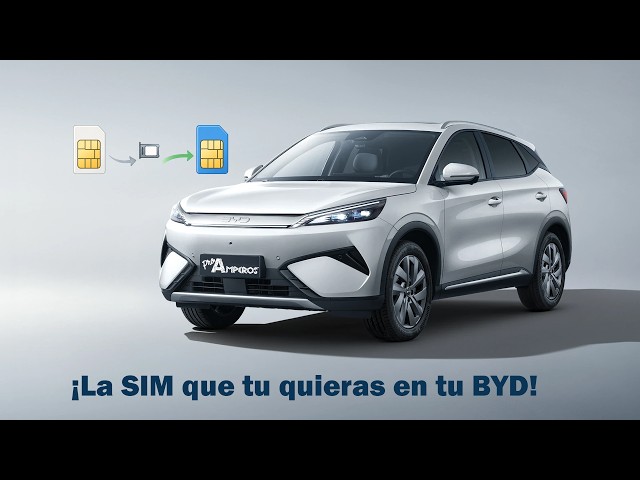 Como cambiar la SIM a un coche BYD