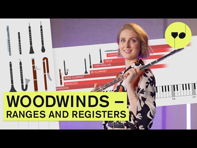 FAMILY REUNION of the WOODWINDS! Get to know their instruments, ranges + registers!