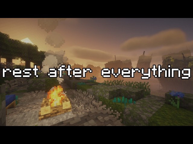 pov: you are the last one left, and you found this campsite, do you rest? | c418 and ambience