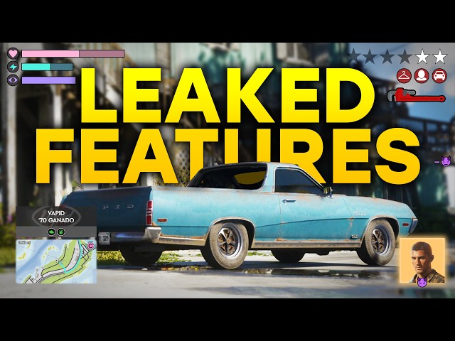 GTA 6 New Leaked Gameplay Features Deep Dive