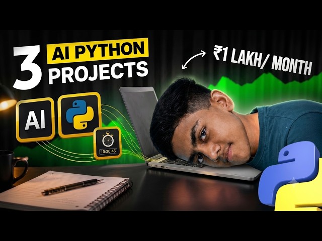 I Built 3 AI Python Projects… But One Could Change Everything 🤯