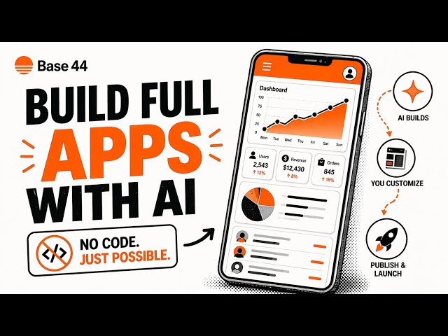  Base44 Unpacked: Build Full Apps With Al in Minutes (No Code)