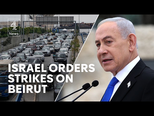 Israel escalates attacks in Lebanon with strikes ordered on Beirut