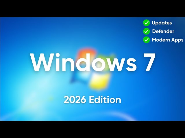 Windows 7 2026 Edition - The Most Stable Remaster Ever (Its Fast!)