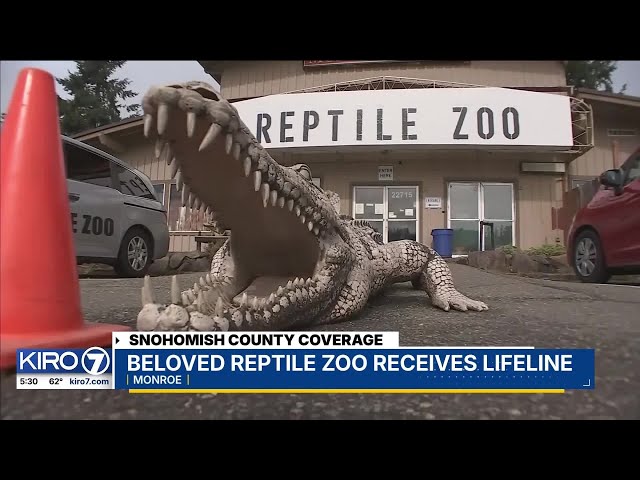Local reptile zoo saved from closure by community support