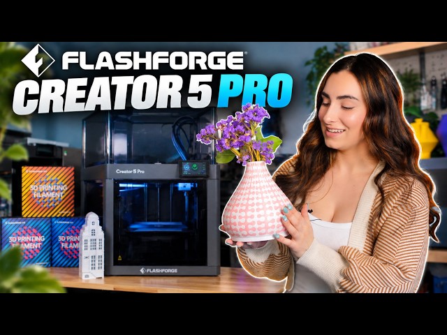 I Tested the FlashForge Creator 5 Pro…
