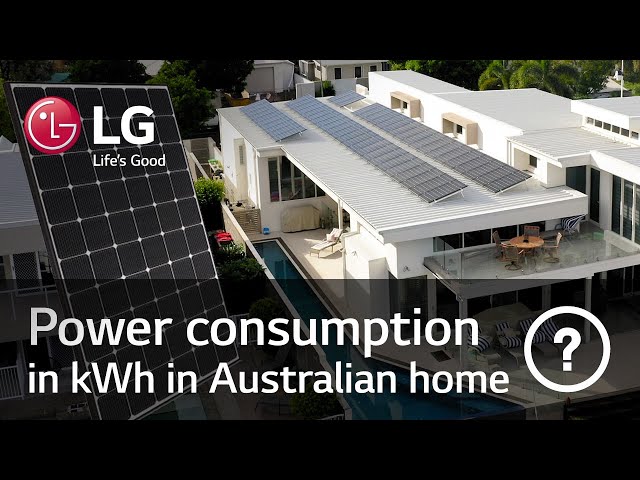 What is the power consumption in kWh for the typical Australian home?