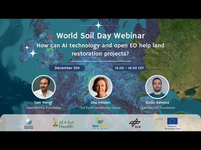 Webinar: How can AI technology and open EO help land restoration projects?