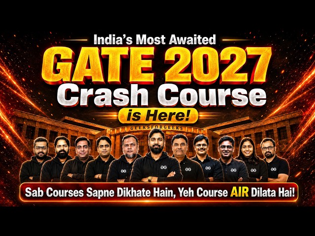 GATE 2027 Complete Roadmap for Last 5 Months || Secure Top Rank with CRASH Course