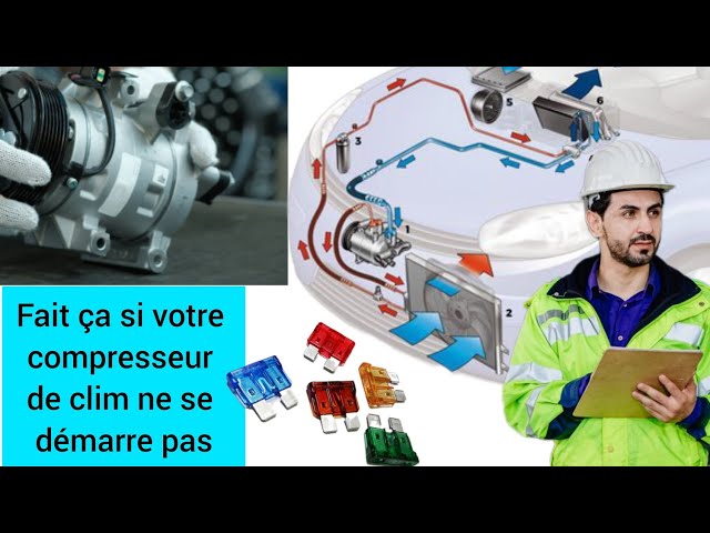 4 Choses a si le compresseur de climatisation automobile ne démarre 