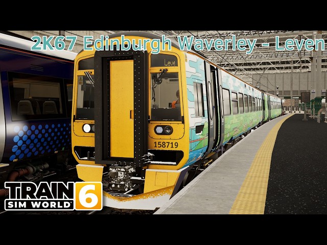 2K67 Edinburgh Waverley - Leven - Fife Circle Line - Class 158   Train Sim World 6