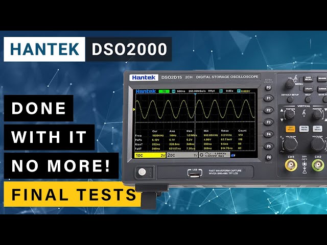 Hantek DS02000⭐I'm Done With This! No More Testing