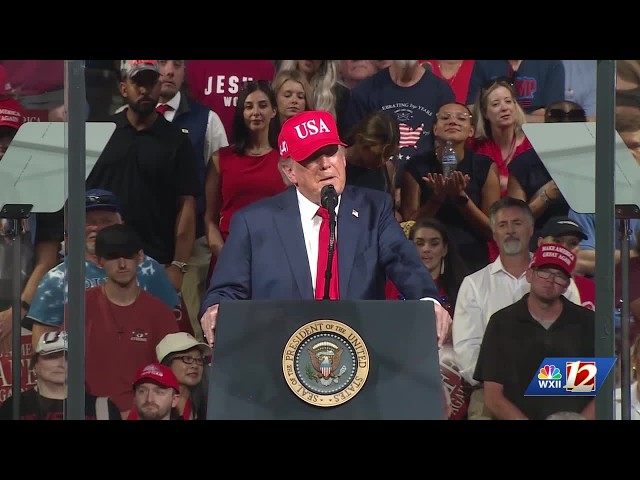 President Trump to make campaign stop in North Carolina