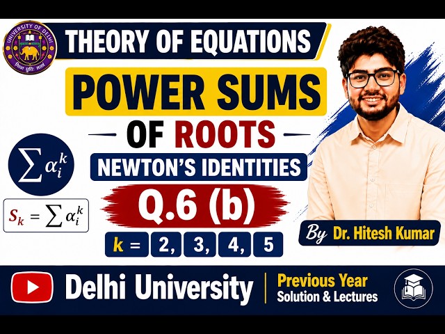6b Power Sums $ S_k $ of Roots of Equation $ x^5 - 3 = 0 $ Using Newton’s Identities