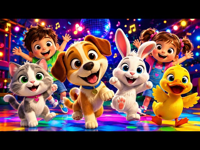 Happy Animal Friends 🐵🦒 | Fun Kids Song | Nursery Rhymes for Toddlers