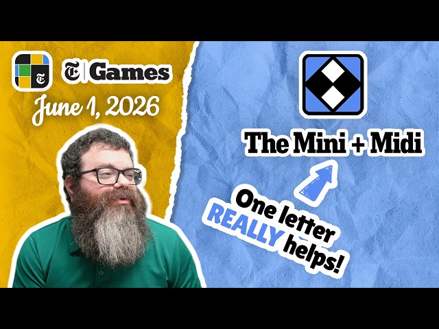 Bit of a leap | NYT Mini and Midi Crossword June 1, 2026