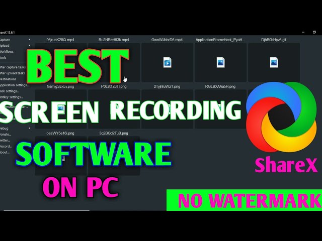 ShareX BEST SCREEN RECORDING🎥 SOFTWARE on PC NO WATERMARK | Technical support47