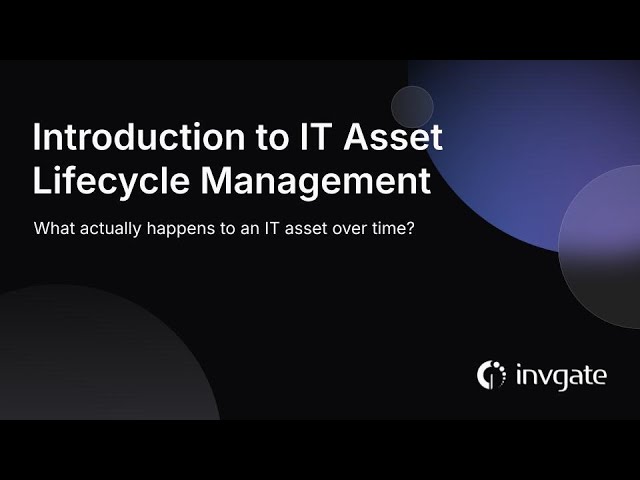 IT Asset Lifecycle Management (ITALM) Course