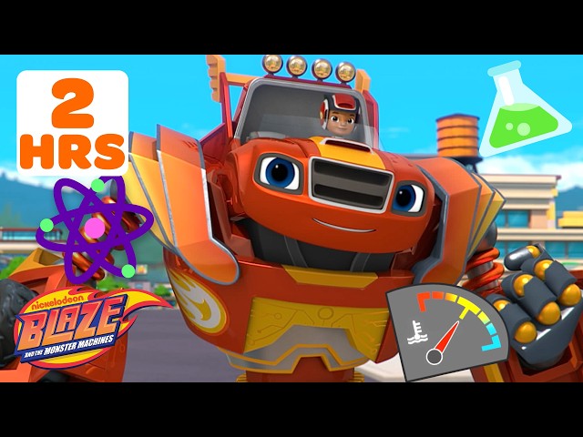 Blaze Uses SCIENCE on Power Tires, STEM Rescues and MORE! 🧪 | Blaze and the Monster Machines