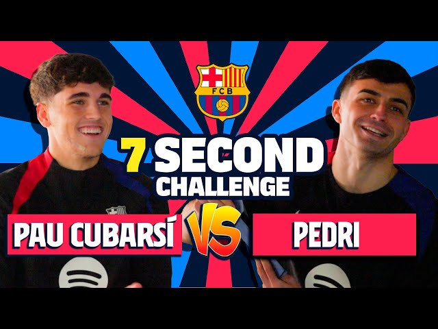⏱️ CUBARSÍ vs PEDRI | 7 SECOND CHALLENGE (EDICIÓN SUPERCOPA) 🔥